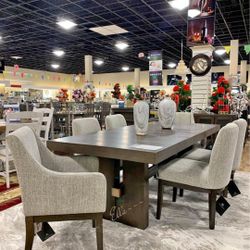 Burkhaus Dining Table And 6 Chair $10 Down Payment And Financing Available