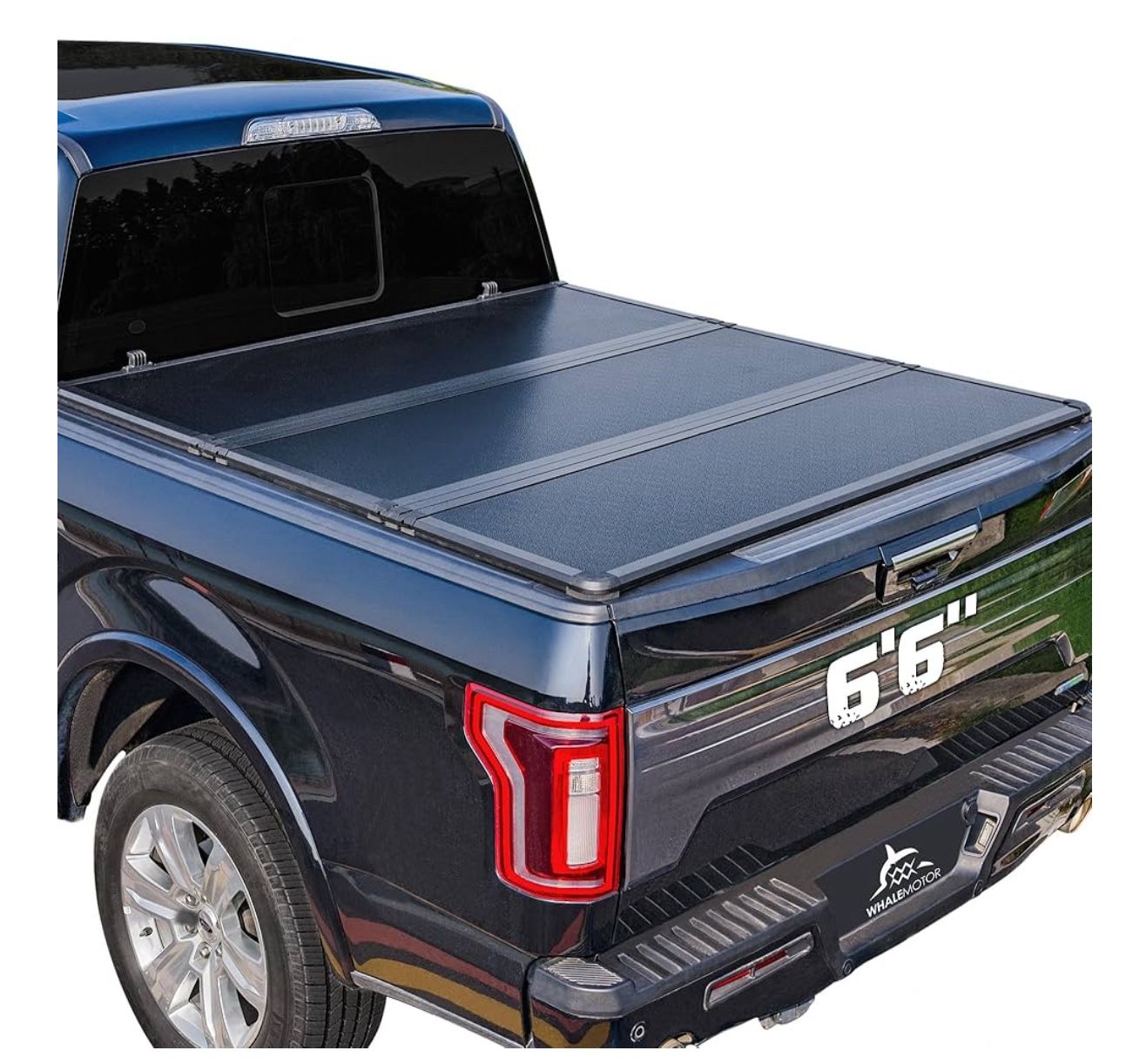 Hard Folding Truck Bed Tonneau Cover Compatiable With Ford F150 F-150 2015-2025 6.5 FT Standard Box, Tri Fold Style