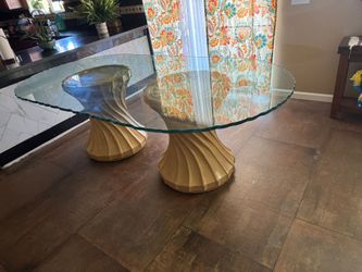 Glass Top Dining Table with Chairs