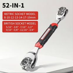 The Only Wrench You’ll Ever Need: 52-In-1 Plum Blossom Universal Wrench