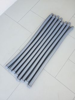 Gray pool hose with leader