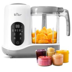White Baby Food Maker Processor Steamer Puree Blender & Grinding