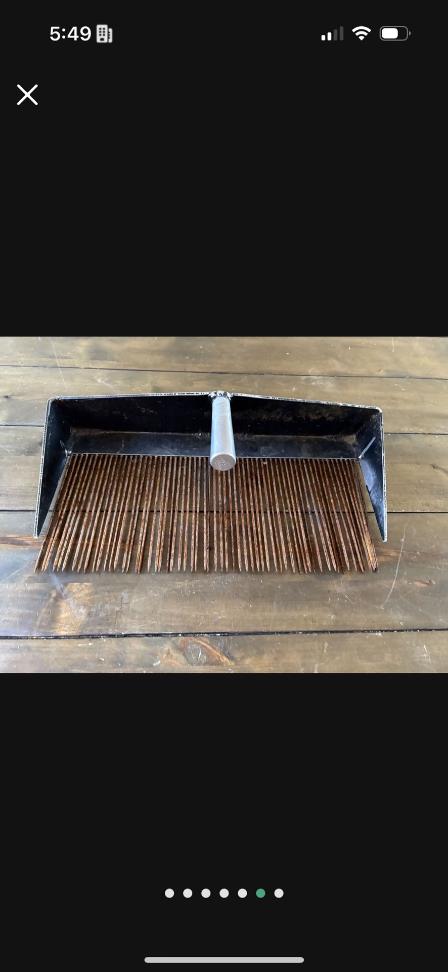 Vintage Blueberry Rake