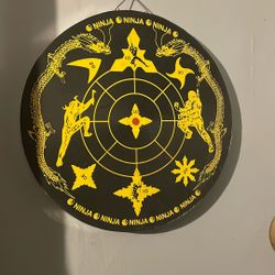 Ninja Star Dart Board 