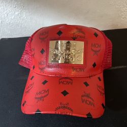 Red Leather Hat