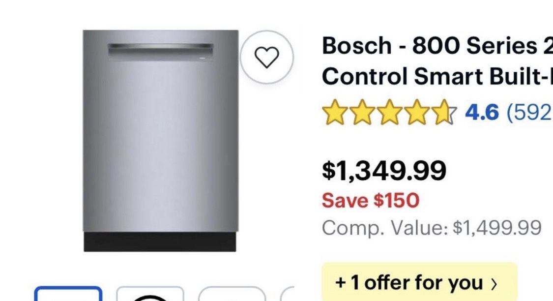New Bosch Dishwasher 