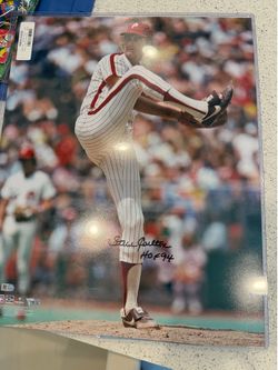 Steve Carlton Signed Auto Autographed Photo 16x20 Fanatics