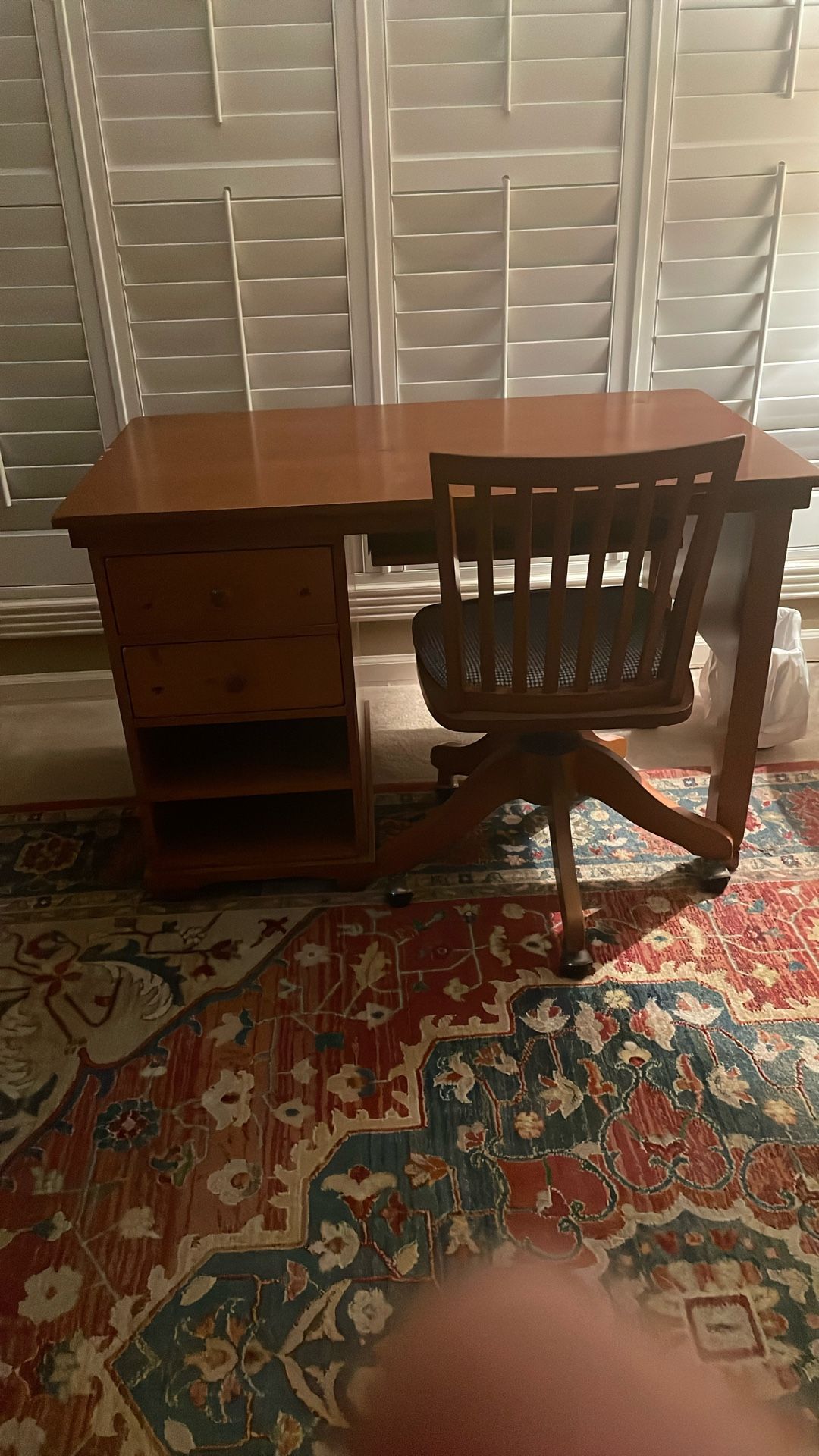 Desk And Chair
