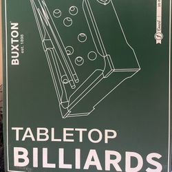 Tabletop billiards