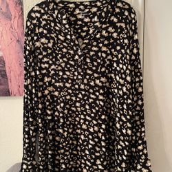 Kim Rogers Plus Size Black and Cream Women's Top size XXL NEW