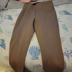 Brand New kacki stretchy pants size petite small