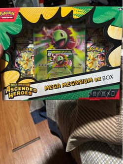 Pokemon Mega Evolution Ascended Hero’s Mega Meganium EX box