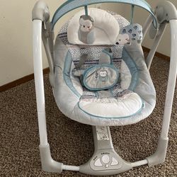 Ingenuity Compact Lightweight Portable Baby Swing 