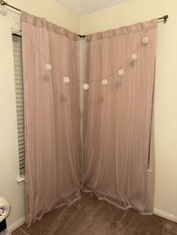 Pretty Pink (Black-Out) Curtains