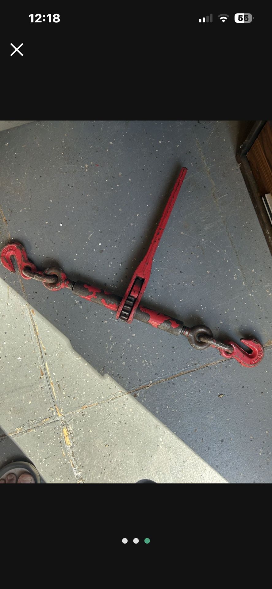 Ratchet Binder 3/8 $25