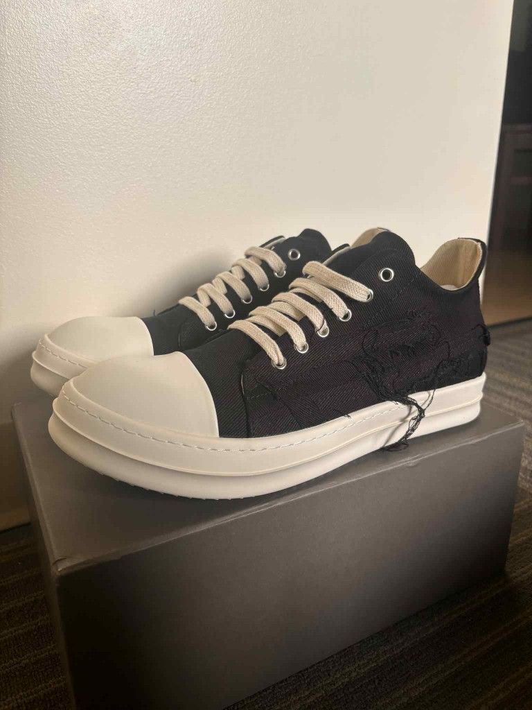 RICK OWENS EDFU DRKSHDW SLASHED LOW