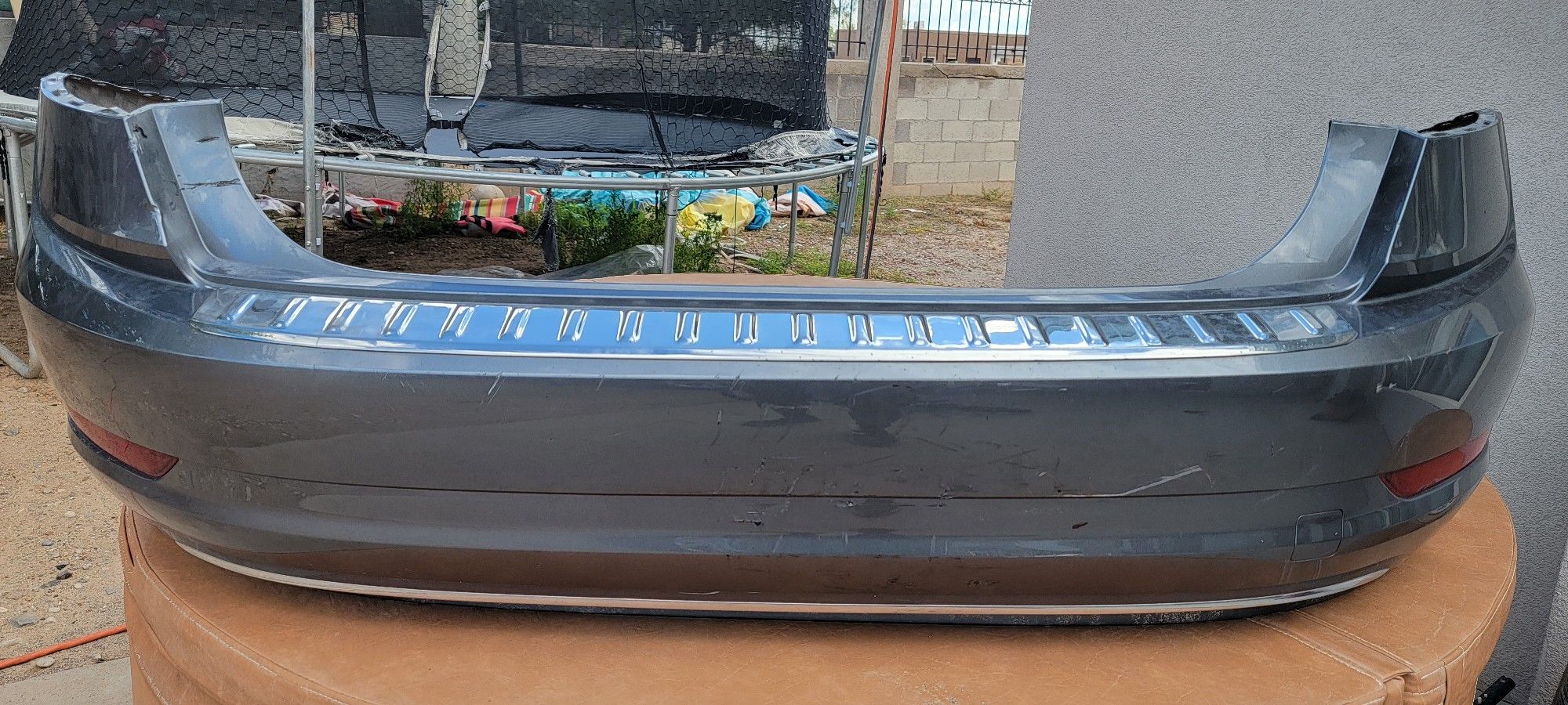 2019 2020 Volkswagen Jetta Rear Bumper Cover - Florett Silver OEM
