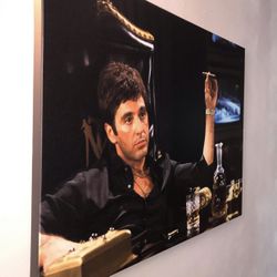 Alpacino Tony Montana Large Canvas Print Size 30x40
