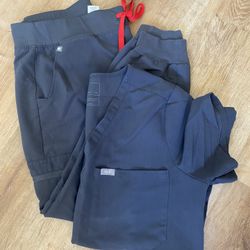 Figs Womens Scrubs - Charcol