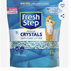 Fresh Step Non-Clumping Crystal Cat Litter, 8-lb bag