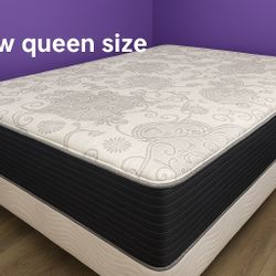 New Queen  Mattress And Box Spring 2pc Bed Frame  Is Not Included 