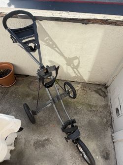 Sun Mountain Speed Cart Golf Compact Folding 3 Wheel Brake Push Pull Cart