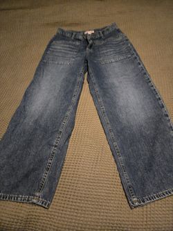 Women's Vintage Wide Leg Lucky Capri Jeans 26