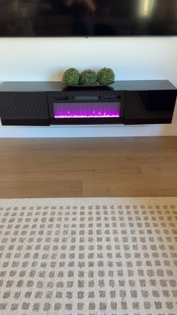 Electric Fireplace Console