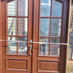  Custom Mahogany Front Door
