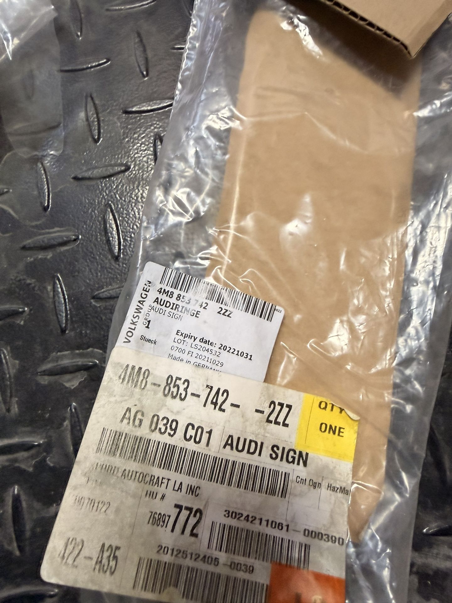 2023-24 Audi Hatch Emblem