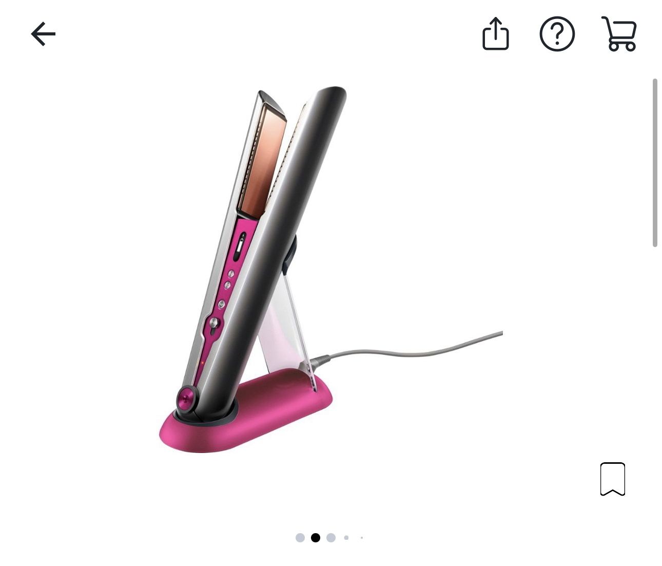 Dyson Hair corrale Flat Iron And Curler