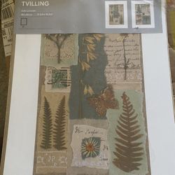 IKEA Set Of 2 Green/ Gold Plant Art Prints 30x40 Cm