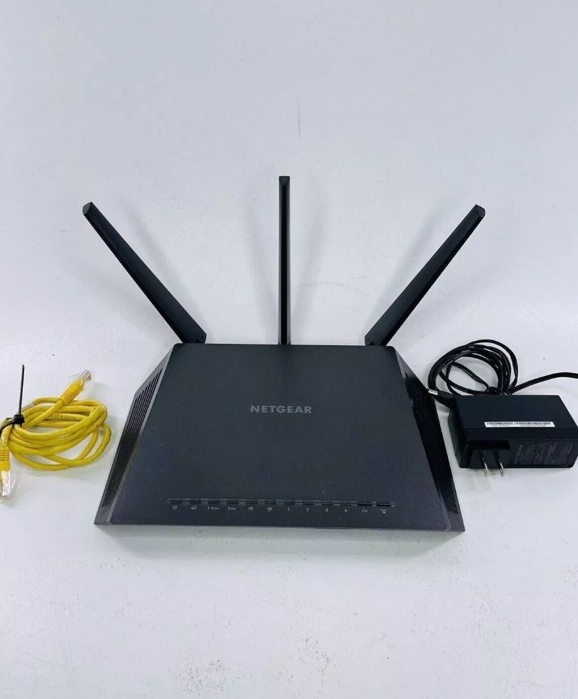 Nighthawk Netgear AC1900 1GHz Dual-Band Wi-Fi Router Black Electronics