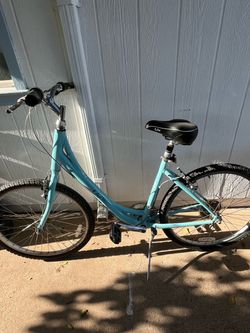 Women's Blue Black Silver City Bicycle Bike Teal (Works)