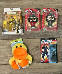Set of brand new toys and action figures