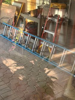 Werner Ladders and Air Compressor