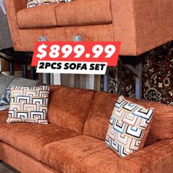 2pcs Sofa Set 