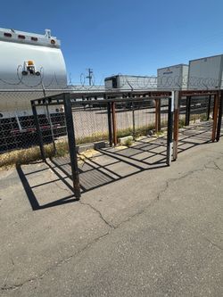 Heavy duty stackable racking  85”x90”x60”tall