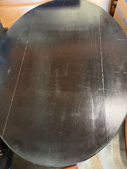 FREE. Black and brown Oval coffee Table