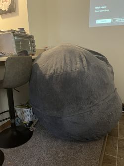 5 Foot Giant Bean Bag Chair (foam) That Expands To Queen Size Bed