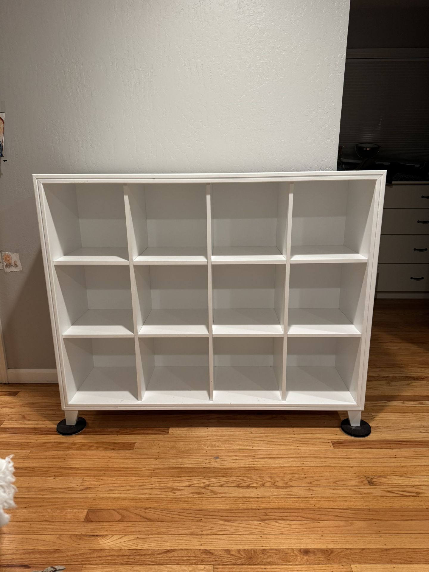 Crate & Barrel White Cube Bookcase