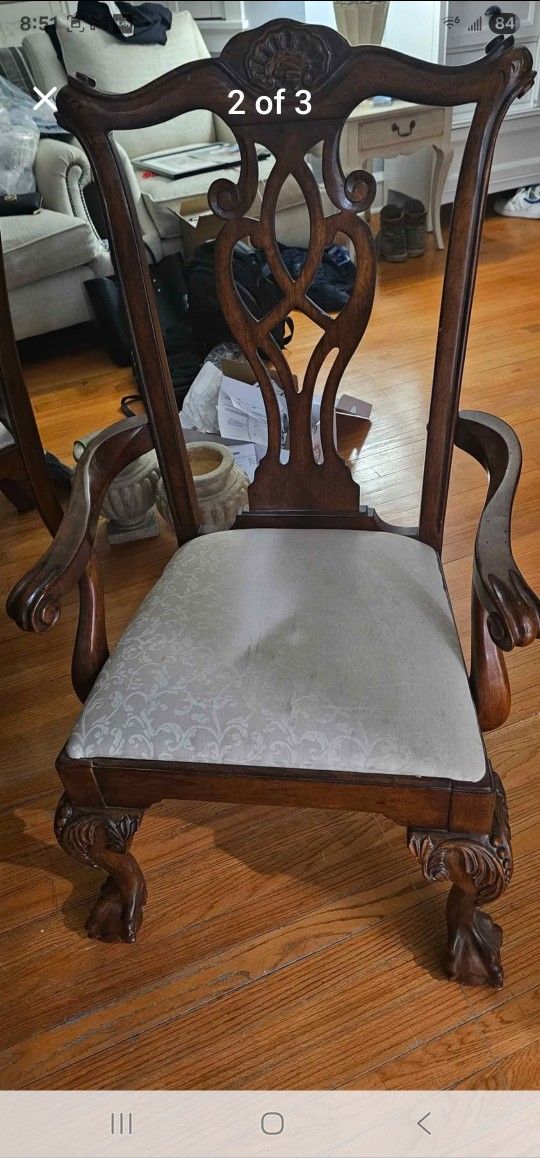 High End Dining Table And 6 Chairs