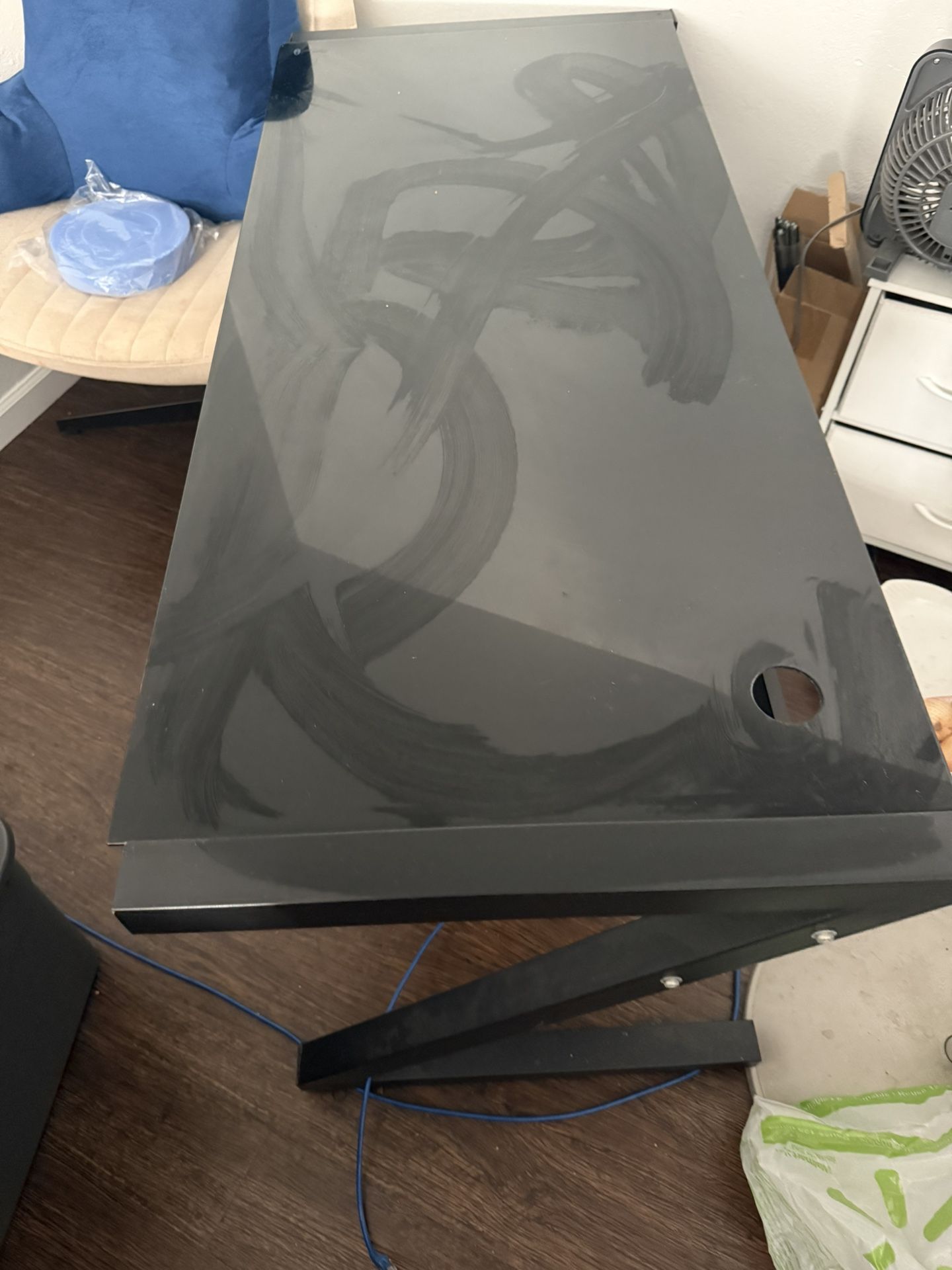 Glass Desk