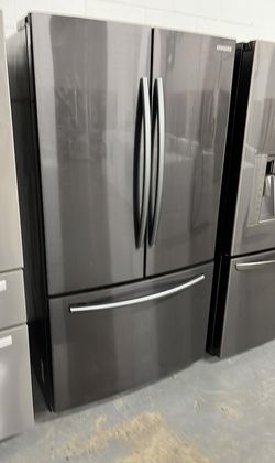 Samsung 3 Door Black Stainless Refrigerator
