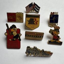 1984 Olympic Pins And Sponsor Pins