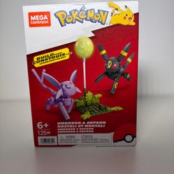 Mega Construx Pokemon Umbreon & Espeon Building Set