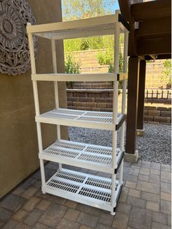 Keter 5-Tier Plastic Storage Shelving Unit