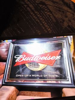 Rare Budwiser bar sign