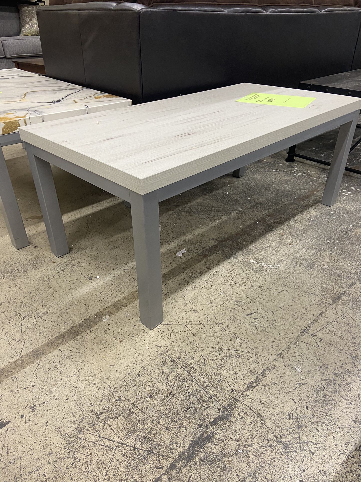 Grey coffee table