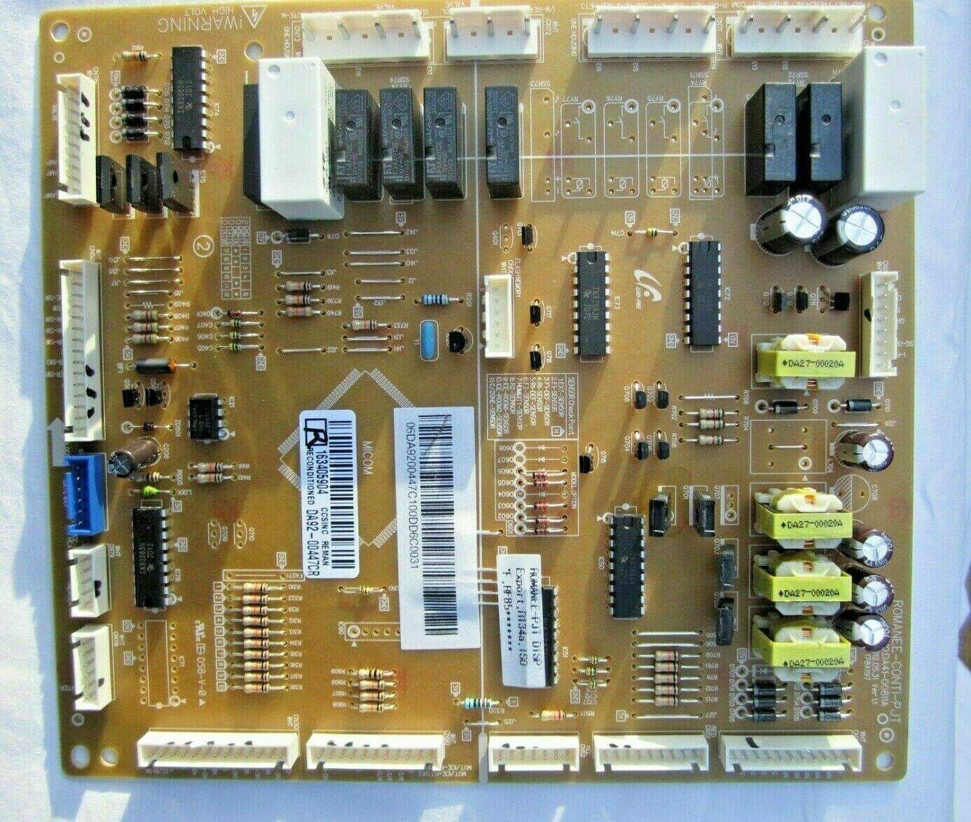 Samsung Refrigerator Control Board Part DA92-00447C